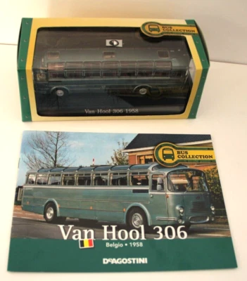 ATLAS COLLECTION 1:72 BUS DIE CAST VAN HOOL 306 1958 107 EDI 3 - Immagine 1 di 2