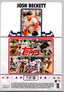 2008 Topps Josh Beckett 7 of 28 BOSTON RED SOX - Picture 1 of 2