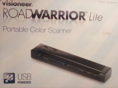 NEW Visioneer RoadWarrior Portable Color Scanner PRW120-WU Pass-Through  - Image 1 of 4