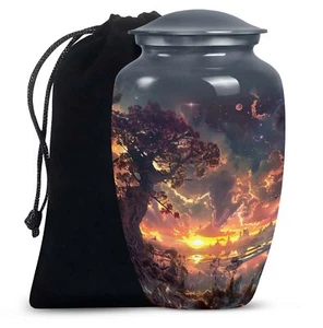 Cosmic Serenity Large Cremation Urns For Human Ashes Funeral Urn For Women - Picture 1 of 7