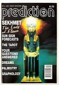 Prediction Magazine April 1995 Sekhmet The Lady of Flame Sun Sign Forecasts - Picture 1 of 2