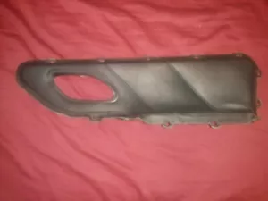 1995-2001 BMW E38 740i 740iL 750iL Front Right Door Leather Panel Trim OEM BLACK - Picture 1 of 2