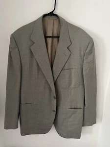 LUCIANO BARBERA Sartoriale Gray Wool Blazer Sport Coat Jacket - 56/46 R - Picture 1 of 12