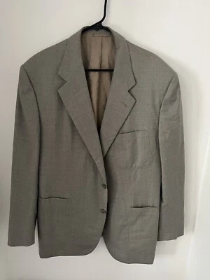 Blazer Abrigo Deportivo Chaqueta LUCIANO BARBERA Sartoriale Gris Lana - 56/46 R Foto 1 de 4
