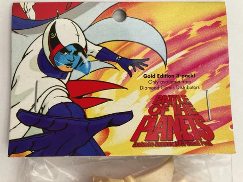 RARE HTF BATTLE OF THE PLANETS G-FORCE GOLD EDITION 3-PACK DIAMOND SELECT PROMO Cover