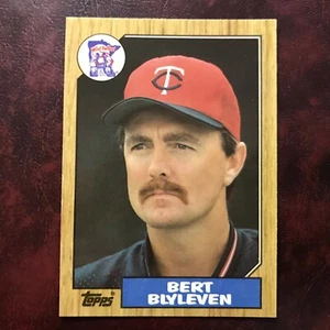 1987 Topps TIFFANY Set BERT BLYLEVEN #25 TWINS ** MINT ** HIGH GRADE ** - Picture 1 of 2