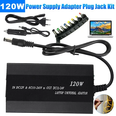 120W Notebook-Netzteil Universal-Laptop-Ladegerät DV24V Netzteil Adapter Stecker - Bild 1 von 4