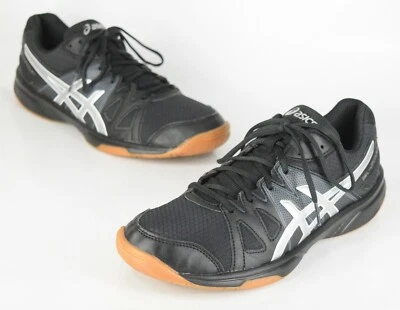 Asics Black Gel-Upcourt Women's Volleyball Shoes Size 9 Silver B450N MINT - Image 1 of 4