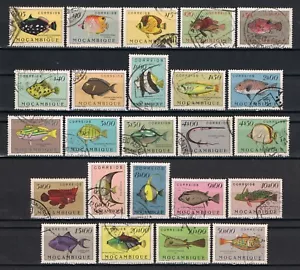 Moçambique, Af. 356 a 379 Usado Set Completo CV 73,00€/$81,00 - Imagen 1 de 4