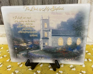 Plato Thomas Kinkade "Iglesia Blossom Hill" 4ª Edición Oraciones por Nuestra Familia - Imagen 1 de 9