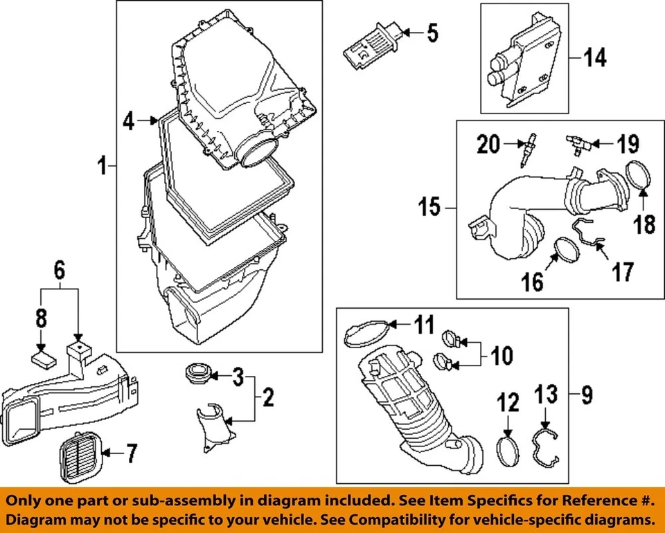 宝马原始设备制造商 20-24 X3,X4 发动机进气过滤器 13718581691 — 第 1/1 张图片
