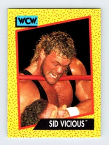 #29 SID VICIOUS WCW Wrestling Vintage 1991 Impel SAL4 - Picture 1 of 2