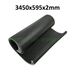 Treadmill Running Belt 2mm 3450x595mm Diamond Pattern Low Noise Anti-skid - Picture 1 of 5