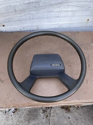 Toyota 4x4 Pickup Truck 4Runner SR5 Gray Leather Steering Wheel OEM 84-89 Foto 1 de 4