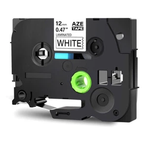 TZ TZe-231 Label Tape Replacement 12mm Black on White for Brother PT-H110 PTD200 - Picture 1 of 20