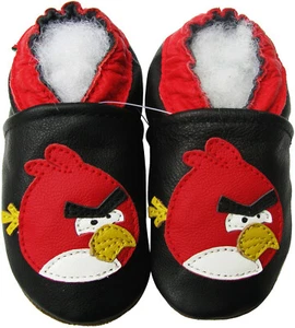 carozoo bird schwarz Outdoor Gummisohle Leder Schuhe bis 4 Jahre alt - Bild 1 von 2