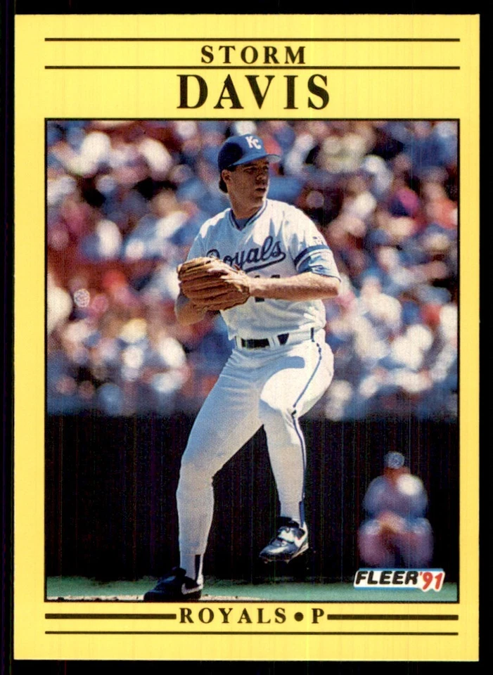 1991 Fleer Storm Davis #556 - Image 1 of 2
