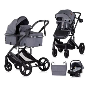Chipolino Kinderwagen 3 in 1 Amore Babyschale Adapter Wickeltasche Fußabdeckung - Bild 1 von 36