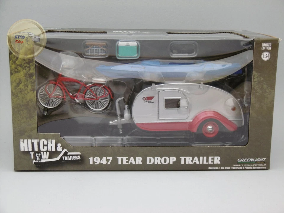 Teardrop Trailer - Greenlight Caravan 1:24 - GL18440RE - Immagine 1 di 1