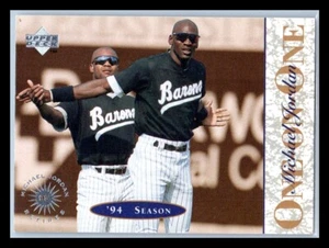 Michael Jordan 1995 Upper Deck #7 Baseball Minor League Top Prospekt RC HOF NM - Bild 1 von 2