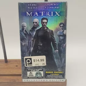 Brand New Sealed The Matrix Collector's Edition VHS 1999 Publix Factory Sealed - Picture 1 of 5