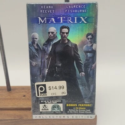 Brand New Sealed The Matrix Collector's Edition VHS 1999 Publix Factory Sealed  - Image 1 of 4