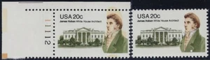 1936- 20c "Huge" Tan Color Shift Error / EFO Pl# Single "James Hogan" Mint NH - Picture 1 of 1