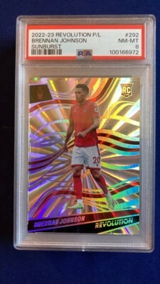 2022-23 Panini Revolution Sunburst RC 19/50 Brennan Johnson - Image 1 of 3