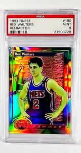 1993 1993-94 Topps Finest Refractor #190 Rex Walters SP PSA 9 *Only 7 Higher* - Picture 1 of 3
