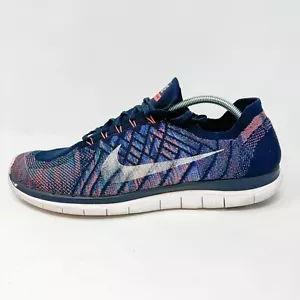 Scarpe da corsa basse Nike Free 4.0 Flyknit da uomo ossidiana scura taglia 13 usate - Foto 1 di 12