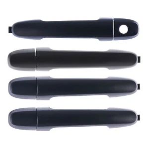Door Handle Outer for Toyota Hilux 05-15 Set 4 Primd Black FRONT REAR LH+RH - Picture 1 of 7