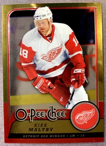 2008-09 O-Pee-Chee Metal Parallel #725 Kirk Maltby Detroit Red Wings - Picture 1 of 1