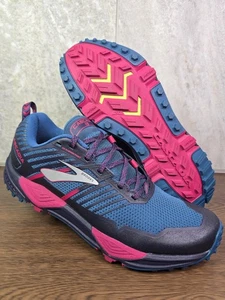 Brooks Cascadia 13 Mujer’s Trail Running Zapatos Talla 10 Azul Rosa Negro - Imagen 1 de 9