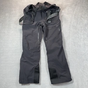 Baberos de esquí Spyder Boundary aislados para hombre medianos negros correas extraíbles ajustables - Imagen 1 de 19