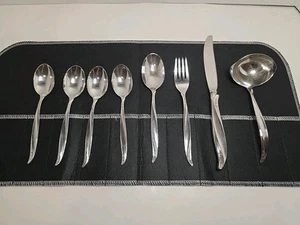International Sterling Silver Pine Spray Flatware Lot 342g w/ Tarnish Roll - Picture 1 of 16
