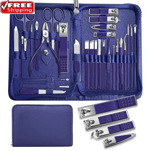 Manicure Set Personal Care Mens Grooming Kit, 30 in 1 Professional Manicure Kit - Picture 1 of 7