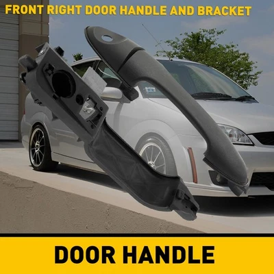 Manija exterior derecha derecha puerta y soporte negro para Ford Focus 2000-2007 Foto 1 de 4