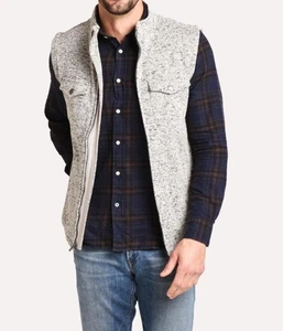 THE NORMAL BRAND MEN'S LINCOLN GRAY VEST, Size L - Picture 1 of 11