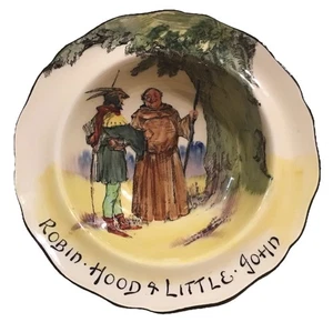 Royal Doulton Under The Greenwood Tree ROBIN HOOD & LITTLE JOHN Schüssel - Bild 1 von 2