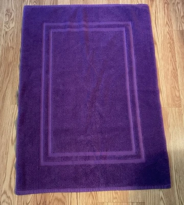 Коврик для ванны Ralph Lauren фиолетовый 100% хлопок 25 x 36 дюймов США - Изображение 1 из 4