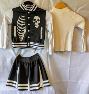 Scary Squad Cheerleading Halloween Outfit Girls Size 7/8 - Picture 1 of 6