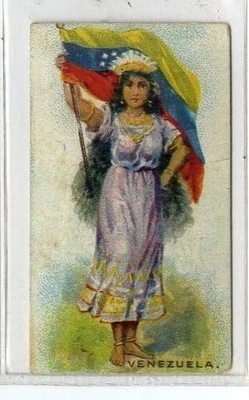 (Gd4887) Lloyd, National Types, Costumes & Flags, Venezuela 1900 - Image 1 of 4
