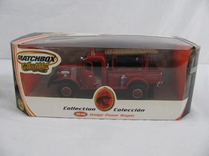 Matchbox Collectibles 1/24 1946 Dodge Power Wagon M.B.F.D. Fire Truck NOS - Picture 1 of 9