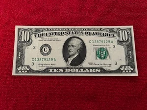1969 Ten Dollar Bill • $10 Green Seal XF XF+ Note • С13879129A - Picture 1 of 2