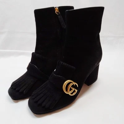 SIN TARIFA Botas Gucci Mujer Gamuza Negra 2269464 Foto 1 de 4