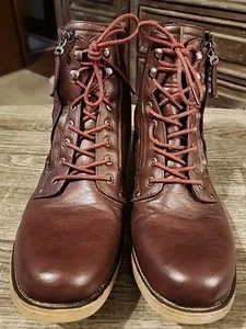 J75 Combat Springerstiefel Herren Größe 10 D-Day weinrot Militär 66303M369 - Bild 1 von 14