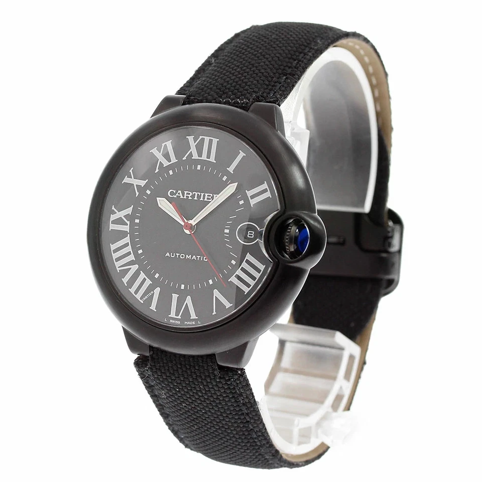 Relojes de pulsera Cartier Ballon Bleu WSBB0015 automáticos para hombre negro acero inoxidable Foto 1 de 4