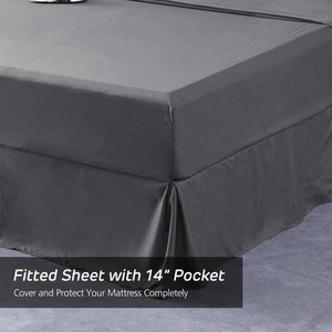 8 Pieces Pintuck Comforter Set oJLVjRqN5Q8HcRFhAKxGTgsTD8mU7mBs - Picture 1 of 5