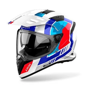 AIROH CASCO INTEGRALE ENDURO TOURING BANDIT HORN WHITE VARIE TAGLIE - Foto 1 di 1