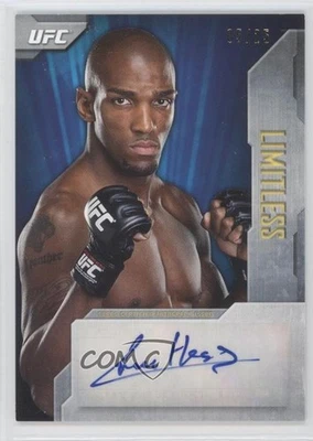 2014 Topps UFC Knockout Notable Nicknames /25 Francis Carmont #NN-FC Auto - Image 1 of 2